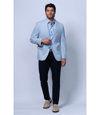 7 DOWNIE Modern Fit Light Blue Houston Sport Coat