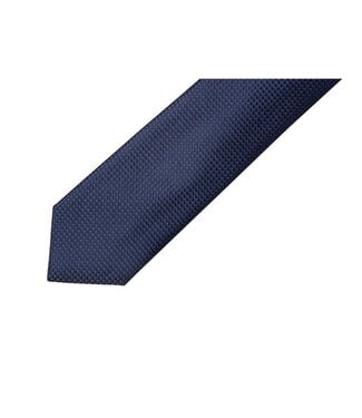 7 DOWNIE Navy Silk Tie