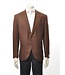 Modern Fit Brown Navy Plaid Sport Coat
