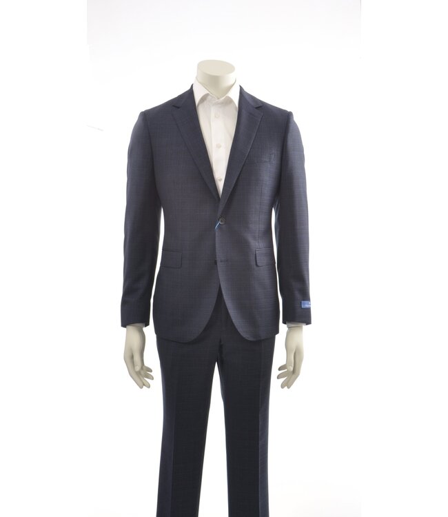 Modern Fit Navy Brown Suit
