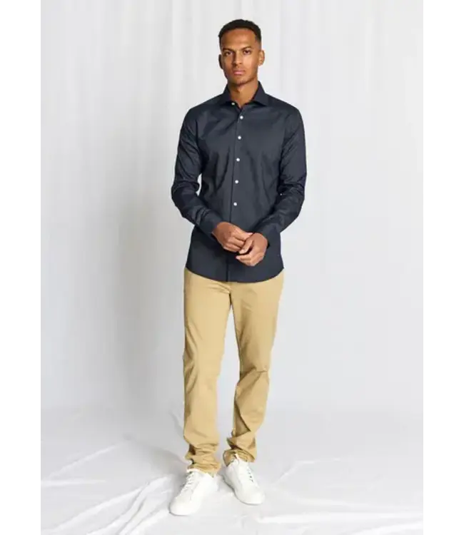 Slim Fit Navy Hansen Shirt