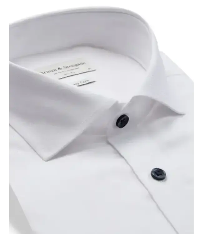Slim Fit White Skube  Shirt