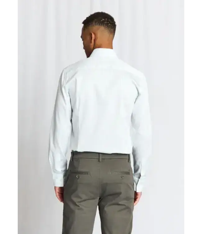 Slim Fit Green Striped Ignacio Shirt