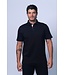 7 DOWNIE Black Virginia Polo