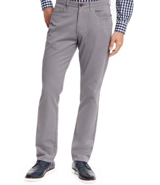 JOHNSTON & MURPHY Classic Fit Light Grey 5 Pocket Pants