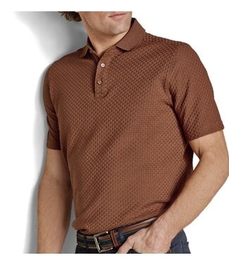 JOHNSTON & MURPHY Terracotta Polo