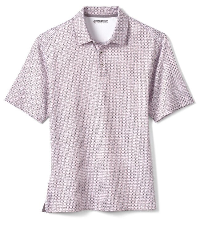 Grey Red Ace Cards Polo