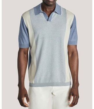 JACK VICTOR Blue Haze Johnny Collar Murray Polo