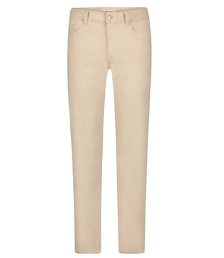 WARP + WEFT Slim Fit Beige Twill Jeans