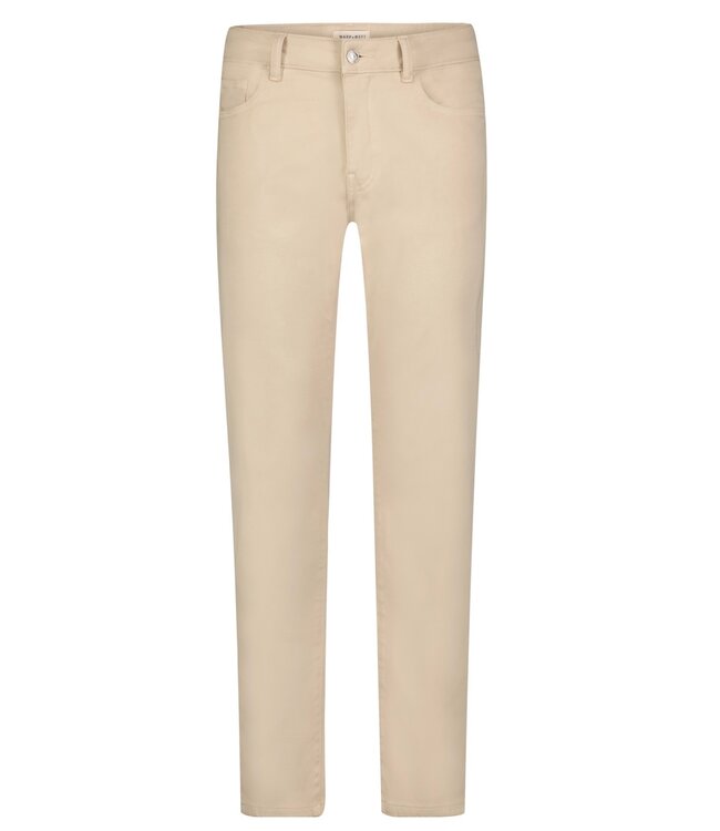 Slim Fit Beige Twill Pants Benjamin s Menswear