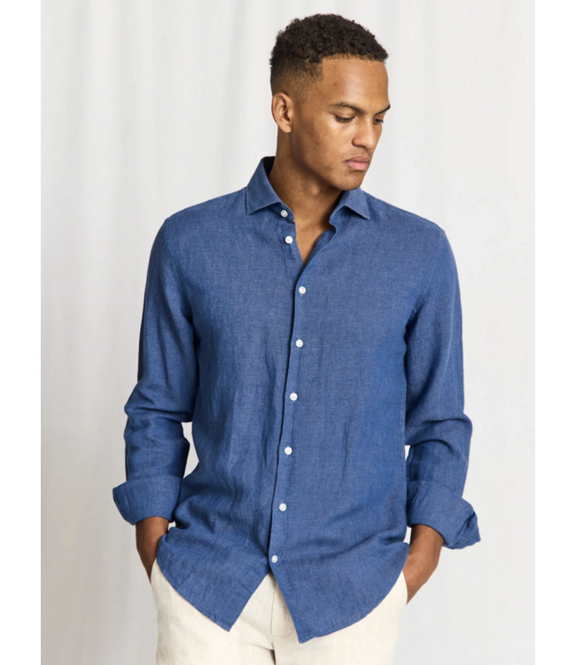 Modern Fit Blue Tahaka Shirt
