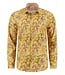 A FISH NAMED FRED Modern Fit Klimt Yellow Flower Shirt
