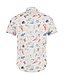 Modern Fit Multicolour Doodle Shirt