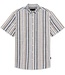 BUGATTI Modern Fit Tan Grey Striped Shirt