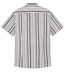Modern Fit Tan Grey Striped Shirt