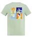 Olive Green Summer Art T-Shirt