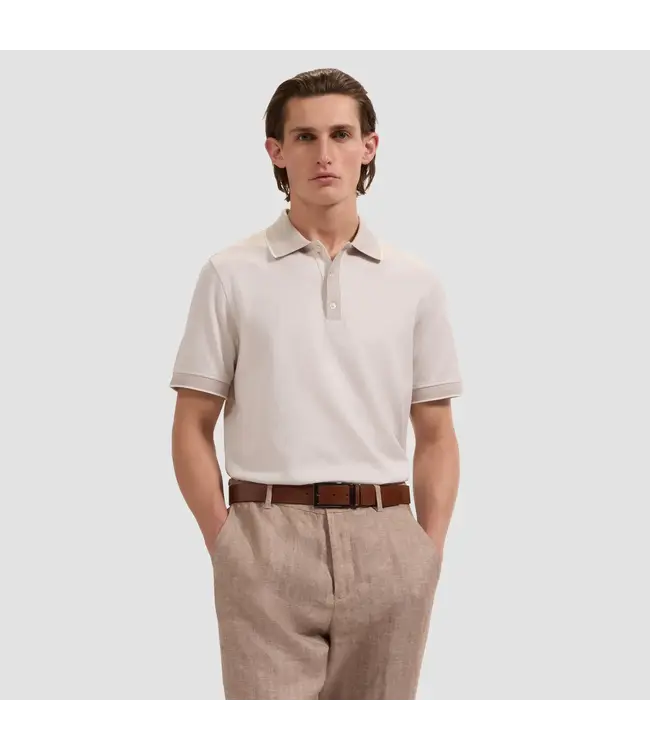Limestone Herringbone Polo