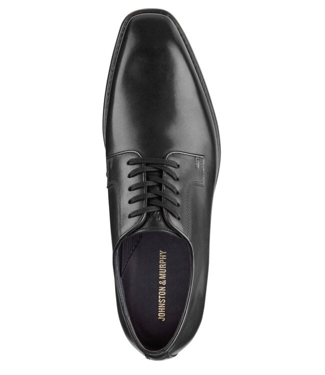 Black Ashton Plain Toe Shoes