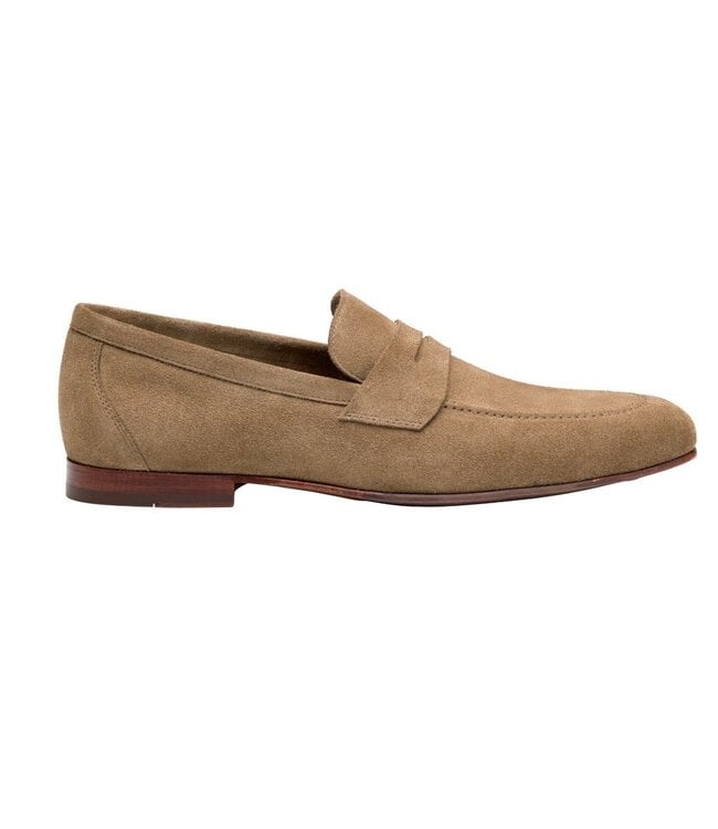 Taupe Suede Higgins Loafers