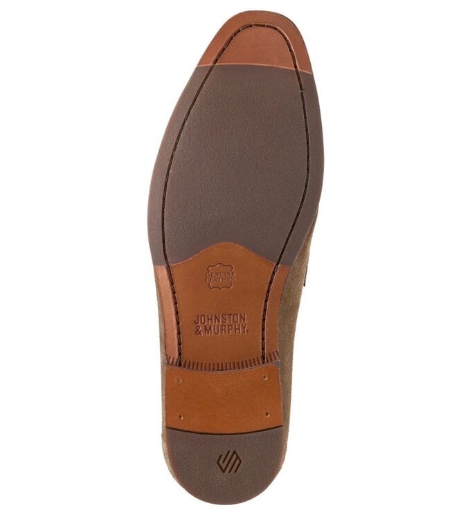 Taupe Suede Higgins Loafers