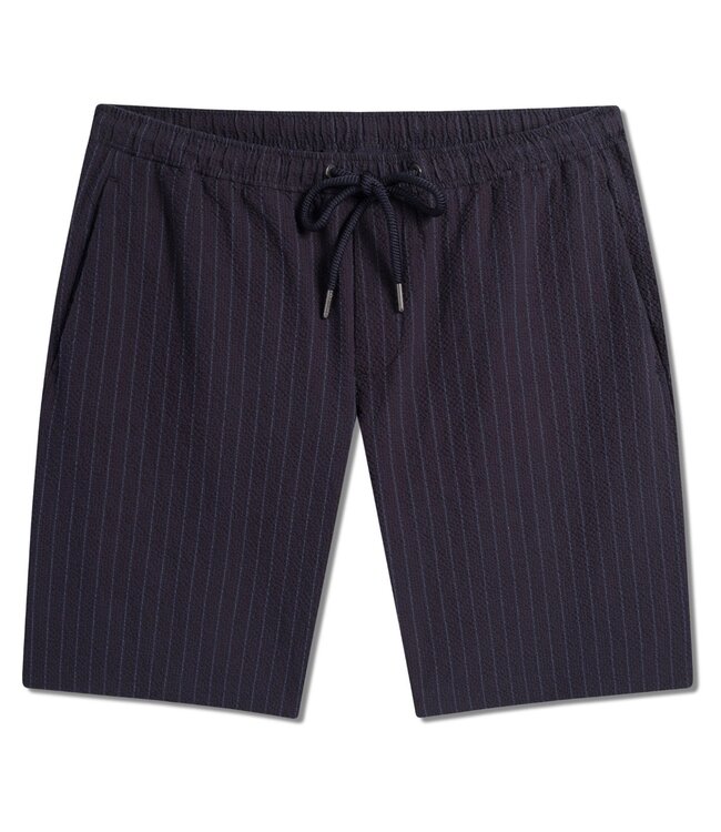 Modern Fit Indigo/Blue Striped Shorts