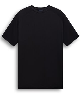 DEKE Black Raglan Scallop T-Shirt