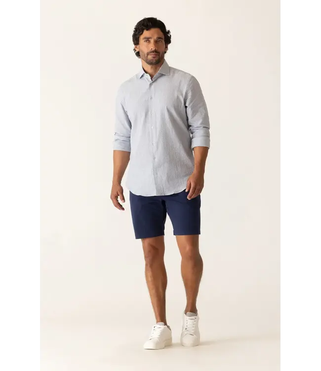 Modern Fit Indigo Galaxy Bermuda Shorts