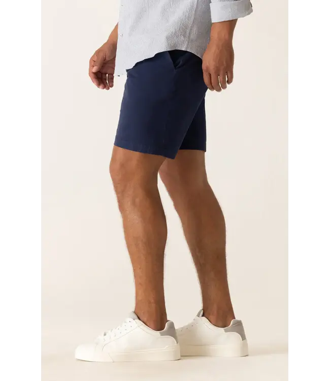 Modern Fit Indigo Galaxy Bermuda Shorts