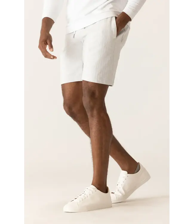 Modern Fit Silver Striped 360 Infinity Shorts