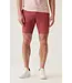 Modern Fit Red Galaxy Bermuda Shorts