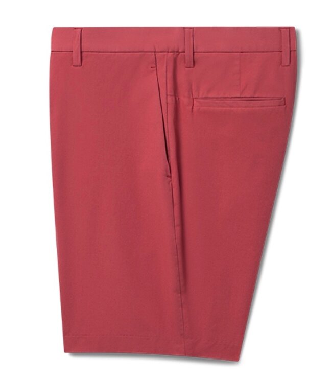 Modern Fit Red Galaxy Bermuda Shorts