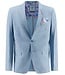 Slim Fit Aqua Blue Linen Look Blazer