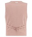 Slim Fit Pink Pique Vest