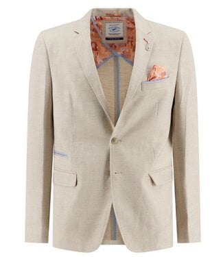 A FISH NAMED FRED Slim Fit Sand Sport Coat