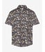 Modern Fit Denim Blue Floral Print Shirt