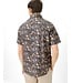 Modern Fit Denim Blue Floral Print Shirt