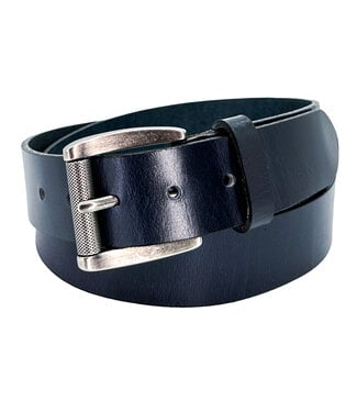BENCH CRAFT Black Harness Roller Buckle Belt