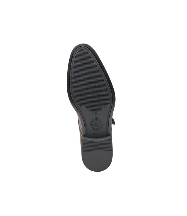Tan Flynch Monk Strap Shoes