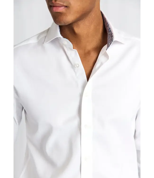 Slim Fit White Oxford Albin Shirt