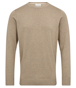 BRUUN & STENGADE Light Brown Jupiter Sweater