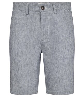 BRUUN & STENGADE Modern Fit Navy/White Striped Darion Shorts