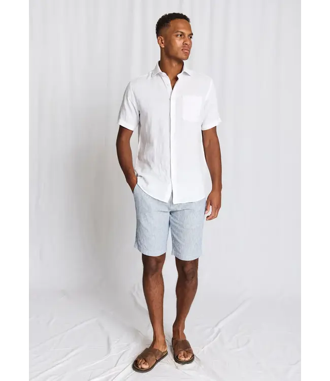 Modern Fit Navy/White Striped Darion Shorts