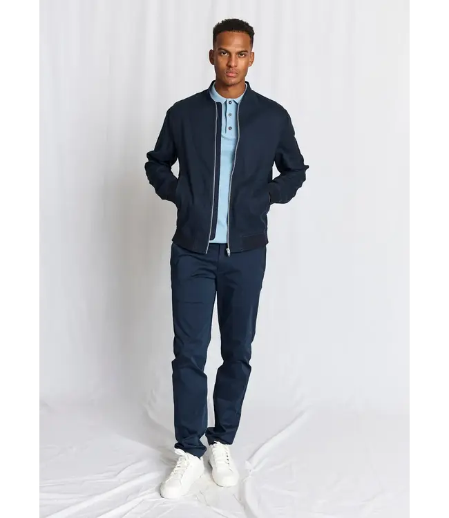 Navy Izaro Bomber Jacket