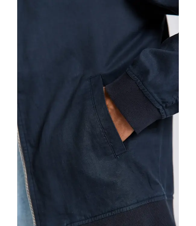 Navy Izaro Bomber Jacket