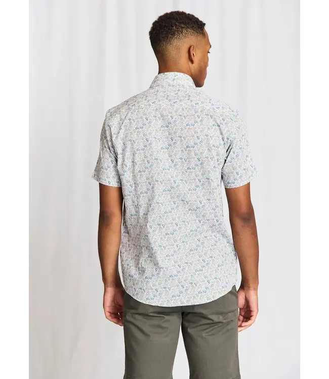 Modern Fit Daisy Print Luka Shirt