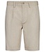 BRUUN & STENGADE Modern Fit Beige/White Striped Darion Shorts
