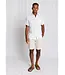 Modern Fit Beige/White Striped Darion Shorts