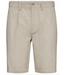Modern Fit Beige/White Striped Darion Shorts