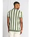 Green White Romeo Full Button Knit
