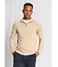 Beige Ilario 1/4 Zip Sweater